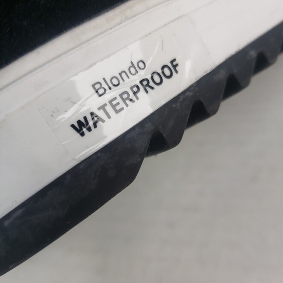 BLONDO Women Suri Waterproof Slip-on Sneaker In Black Suede 7.5 M - Picture 9 of 15